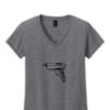 Ladies Heavy Cotton™ 100% Cotton V-Neck T-Shirt Thumbnail