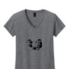 Ladies Heavy Cotton™ 100% Cotton V-Neck T-Shirt Thumbnail