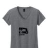 Ladies Heavy Cotton™ 100% Cotton V-Neck T-Shirt Thumbnail
