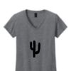 Ladies Heavy Cotton™ 100% Cotton V-Neck T-Shirt Thumbnail