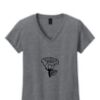Ladies Heavy Cotton™ 100% Cotton V-Neck T-Shirt Thumbnail
