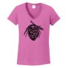 Ladies Heavy Cotton™ 100% Cotton V-Neck T-Shirt Thumbnail