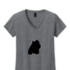 Ladies Heavy Cotton™ 100% Cotton V-Neck T-Shirt Thumbnail