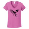 Ladies Heavy Cotton™ 100% Cotton V-Neck T-Shirt Thumbnail
