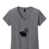 Ladies Heavy Cotton™ 100% Cotton V-Neck T-Shirt Thumbnail