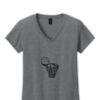 Ladies Heavy Cotton™ 100% Cotton V-Neck T-Shirt Thumbnail