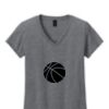 Ladies Heavy Cotton™ 100% Cotton V-Neck T-Shirt Thumbnail