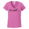 Ladies Heavy Cotton™ 100% Cotton V-Neck T-Shirt Thumbnail