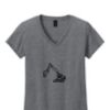 Ladies Heavy Cotton™ 100% Cotton V-Neck T-Shirt Thumbnail