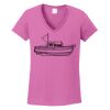 Ladies Heavy Cotton™ 100% Cotton V-Neck T-Shirt Thumbnail