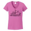 Ladies Heavy Cotton™ 100% Cotton V-Neck T-Shirt Thumbnail
