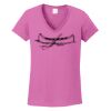 Ladies Heavy Cotton™ 100% Cotton V-Neck T-Shirt Thumbnail