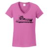Ladies Heavy Cotton™ 100% Cotton V-Neck T-Shirt Thumbnail