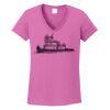 Ladies Heavy Cotton™ 100% Cotton V-Neck T-Shirt Thumbnail