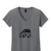 Ladies Heavy Cotton™ 100% Cotton V-Neck T-Shirt Thumbnail
