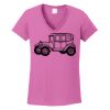 Ladies Heavy Cotton™ 100% Cotton V-Neck T-Shirt Thumbnail