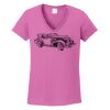 Ladies Heavy Cotton™ 100% Cotton V-Neck T-Shirt Thumbnail