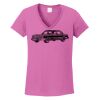 Ladies Heavy Cotton™ 100% Cotton V-Neck T-Shirt Thumbnail