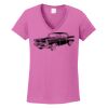 Ladies Heavy Cotton™ 100% Cotton V-Neck T-Shirt Thumbnail