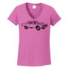 Ladies Heavy Cotton™ 100% Cotton V-Neck T-Shirt Thumbnail