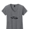 Ladies Heavy Cotton™ 100% Cotton V-Neck T-Shirt Thumbnail