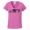 Ladies Heavy Cotton™ 100% Cotton V-Neck T-Shirt Thumbnail