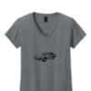 Ladies Heavy Cotton™ 100% Cotton V-Neck T-Shirt Thumbnail