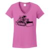 Ladies Heavy Cotton™ 100% Cotton V-Neck T-Shirt Thumbnail