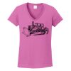 Ladies Heavy Cotton™ 100% Cotton V-Neck T-Shirt Thumbnail