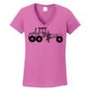 Ladies Heavy Cotton™ 100% Cotton V-Neck T-Shirt Thumbnail