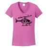 Ladies Heavy Cotton™ 100% Cotton V-Neck T-Shirt Thumbnail