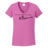 Ladies Heavy Cotton™ 100% Cotton V-Neck T-Shirt Thumbnail