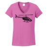 Ladies Heavy Cotton™ 100% Cotton V-Neck T-Shirt Thumbnail