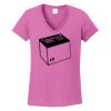 Ladies Heavy Cotton™ 100% Cotton V-Neck T-Shirt Thumbnail