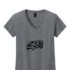 Ladies Heavy Cotton™ 100% Cotton V-Neck T-Shirt Thumbnail
