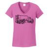 Ladies Heavy Cotton™ 100% Cotton V-Neck T-Shirt Thumbnail