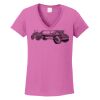 Ladies Heavy Cotton™ 100% Cotton V-Neck T-Shirt Thumbnail