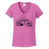 Ladies Heavy Cotton™ 100% Cotton V-Neck T-Shirt Thumbnail