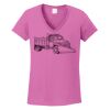 Ladies Heavy Cotton™ 100% Cotton V-Neck T-Shirt Thumbnail