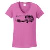 Ladies Heavy Cotton™ 100% Cotton V-Neck T-Shirt Thumbnail