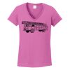 Ladies Heavy Cotton™ 100% Cotton V-Neck T-Shirt Thumbnail