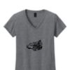 Ladies Heavy Cotton™ 100% Cotton V-Neck T-Shirt Thumbnail