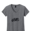 Ladies Heavy Cotton™ 100% Cotton V-Neck T-Shirt Thumbnail