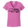 Ladies Heavy Cotton™ 100% Cotton V-Neck T-Shirt Thumbnail