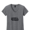 Ladies Heavy Cotton™ 100% Cotton V-Neck T-Shirt Thumbnail