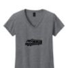 Ladies Heavy Cotton™ 100% Cotton V-Neck T-Shirt Thumbnail