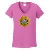Ladies Heavy Cotton™ 100% Cotton V-Neck T-Shirt Thumbnail
