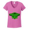Ladies Heavy Cotton™ 100% Cotton V-Neck T-Shirt Thumbnail