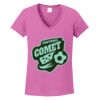 Ladies Heavy Cotton™ 100% Cotton V-Neck T-Shirt Thumbnail