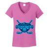 Ladies Heavy Cotton™ 100% Cotton V-Neck T-Shirt Thumbnail